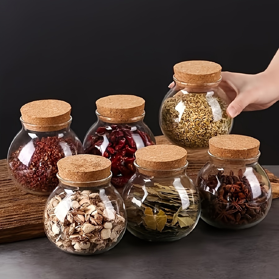 Candle Making Jars With Lids - Contenitore portaoggetti in vetro trasparente da