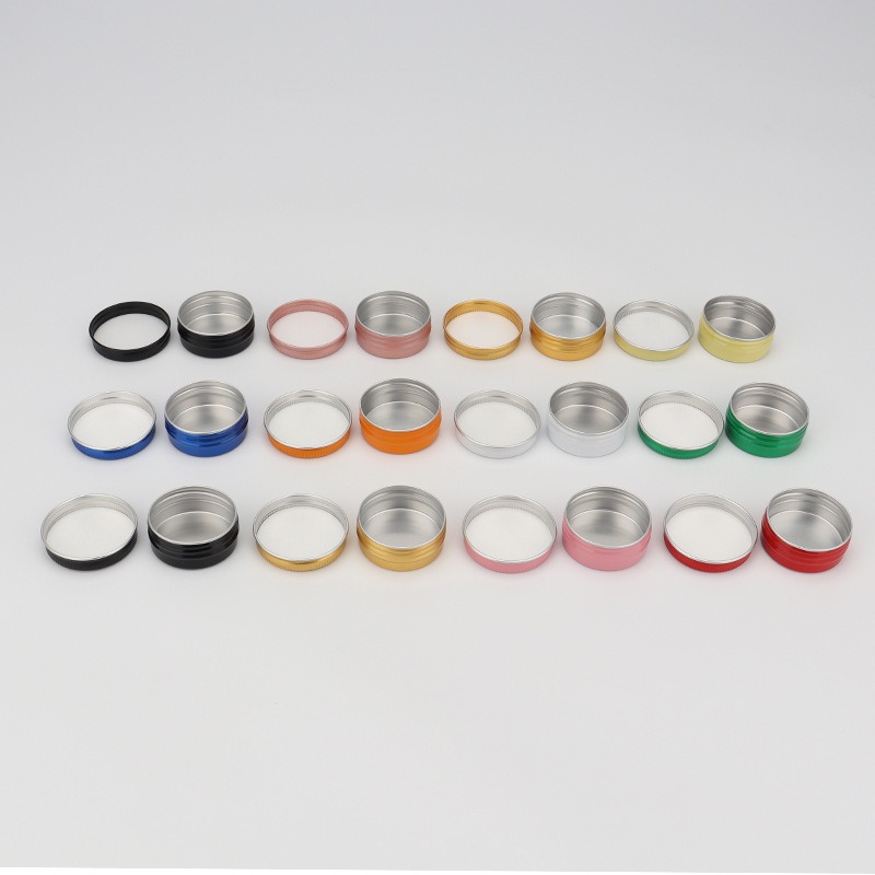Tin Container Lid - Barattoli in Alluminio per Cosmetici da