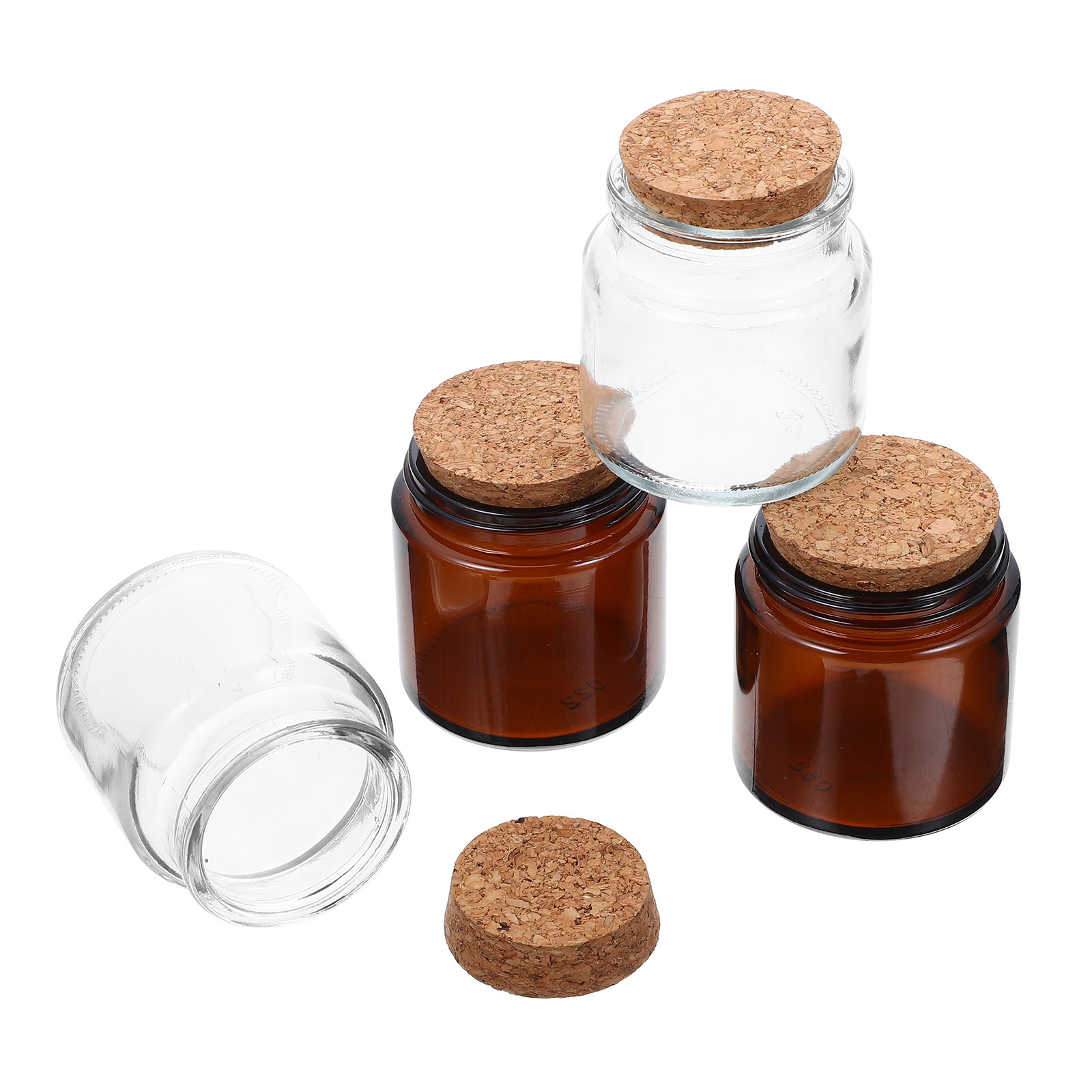 Set da 4 barattoli di vetro sp - Candle Making Jars With Lids recensione e prezzo