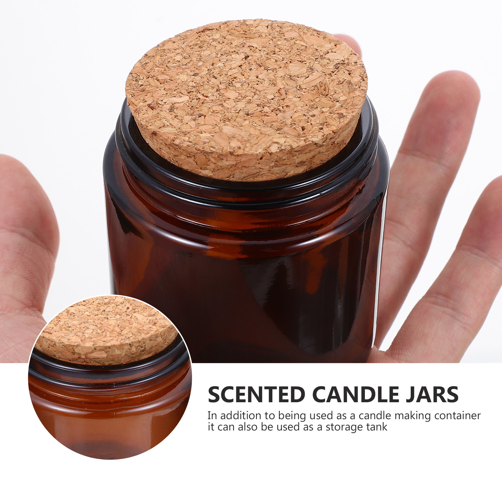 Set da 4 barattoli di vetro sp - Candle Making Jars With Lids recensione e prezzo