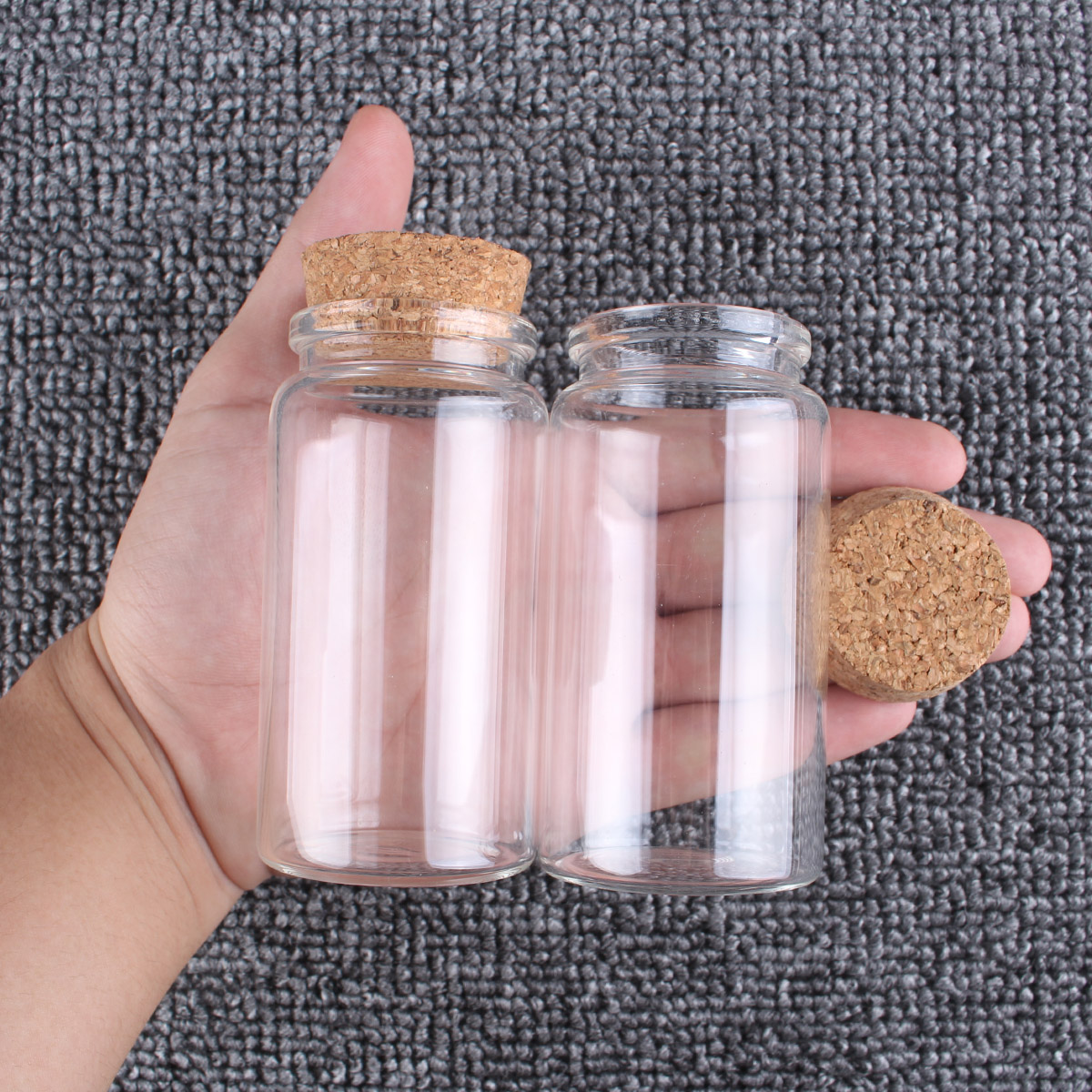 2 pz/lotto 50ml 60ml 80ml 100m - Candle Making Jars With Lids recensione e prezzo